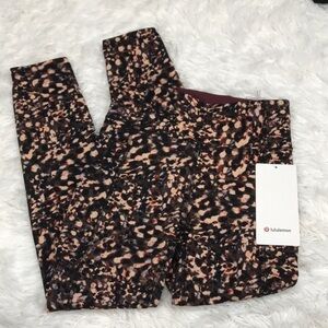 NWT Lululemon Invigorate HR Tight Motion Flux Multi